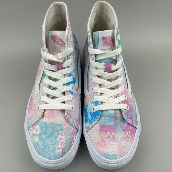 Vans Sk8-Hi Tapered VR3 Sunny Day Women Size 6 Floral Pink Skate Shoes NEW - Picture 3 of 6